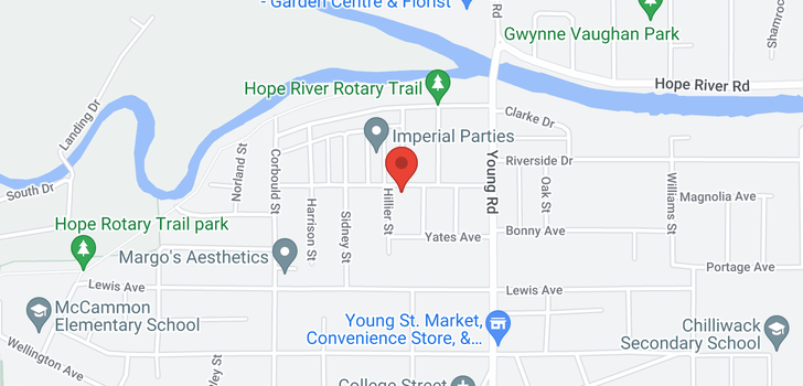 map of 45854 HENLEY AVENUE